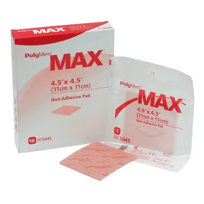 PolyMem MAX Non-Adhesive Dressings 11cm x 11cm x