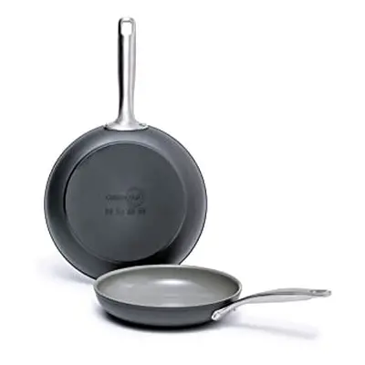 GreenPan, Chatham Ceramic Non-Stick Frying Pan Set - cm + cm, Grey