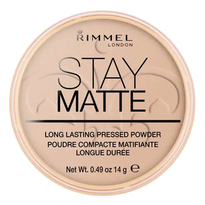 Rimmel London Stay Matte Pressed Powder, Silky Beige, g