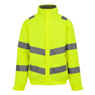 (S, Yellow) Regatta Professional Mens Pro Contract Dover Hi-Vis Jacket