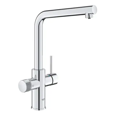 GROHE Blue Pure Minta ? Kitchen Sink Mixer Tap for Filtered Water (High L-Shaped 150? Swivel Spo