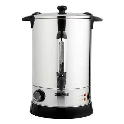 Geepas 15L Electric Catering Urn, 1650W Instant Hot Water Boiler Dispenser Tea Urn Kettle Home B