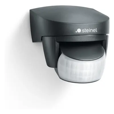 Steinel Motion Sensor IS Black, 140Â° Infrared Movement Detector, 14m Range, Swiveling, Max. W o