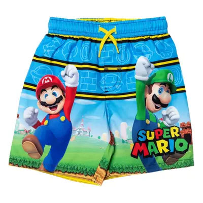 Super Mario Nintendo Mario Luigi Toddler Boys Swim Trunks Bathing Suit