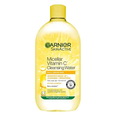 Garnier Micellar Vitamin C Water For Dull Skin 700ml, Brightening & Glow Boosting Face Cleanser 