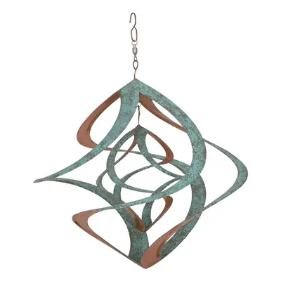 Red Carpet Studios Cosmix Wind Spinner Double Helix Copper & Patina