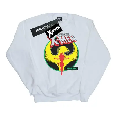 (4XL, White) Marvel Mens X-Men Phoenix Circle Sweatshirt