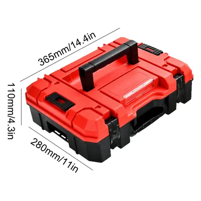 (365x280x110mm) Large Empty Tool Box Set Stackable Piece Box Toolbox For Mechanics Plastic Tool 