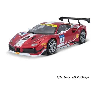 (488 challenge 2017) 1:24 Ferrari 499P LMH FORMULA RACING 250GTO FXXK Alloy Luxury Vehicle Dieca