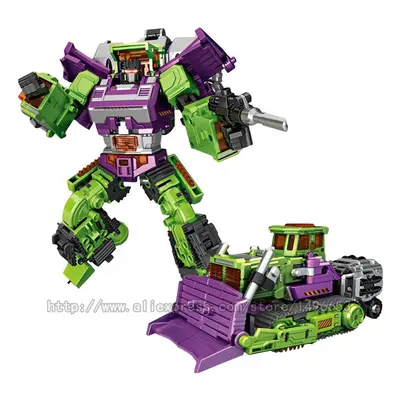 (NBK Green Style 6) New NBK Devastator Toy boy Transformation KO G1 Robot Car Anime Action Figur