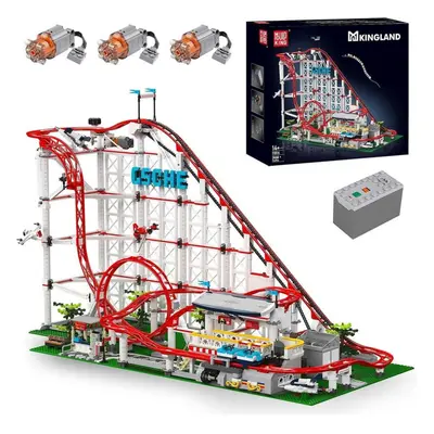 (11014) Mould King Technical Roller Coaster Building Block The Motorized Roller Coaster Model Se