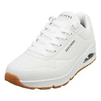 Skechers Uno Stand On Air Mens Fashion Trainers in White - UK