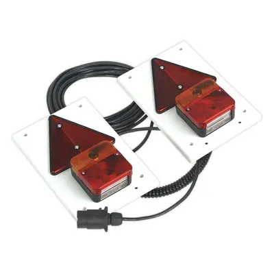 2 Piece Lighting Board Set with 10m Cable & 12V Plug - Light Cluster & Reflector