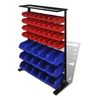 Blue & Red Garage Tool Organiser