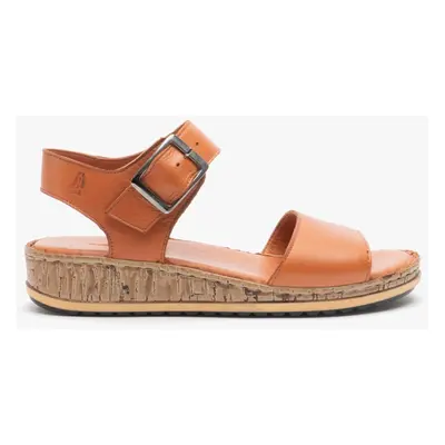 (UK 3) Hush Puppies ELLIE Womens Leather Sandals Tan