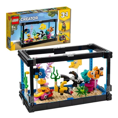 LEGO Creator Fish Tank (31122) Brickheadz Pets Goldfish (40442) Exclus