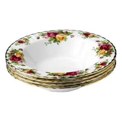 Royal Doulton-Royal Albert Old Country Roses Rim Soups Set of