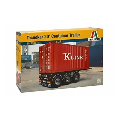 20' CONTAINER TRAILER - Model Kit - Italeri - 1/24