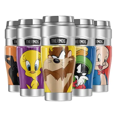 THERMOS Looney Tunes Taz STAINLESS KING Stainless Steel Travel Tumbler Vacuum insulated Double W