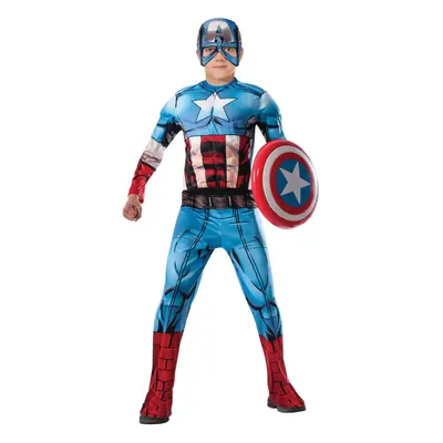 Marvel Avengers Assemble Captain America Deluxe Muscle-Chest Costume