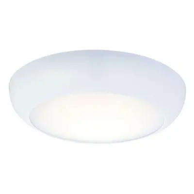 Round LED Ceiling Light & Microwave Motion Sensor 12W Cool White IP65 Bathroom