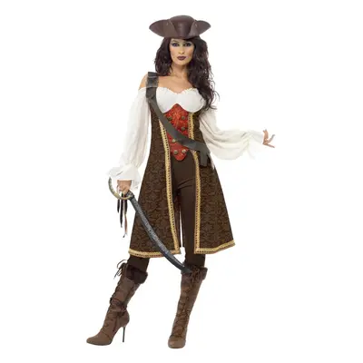 Smiffys Womens/Ladies High Seas Pirate Wench Costume Set