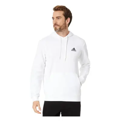 adidas Men's Essentials Fleece Hoodie White/Black Large