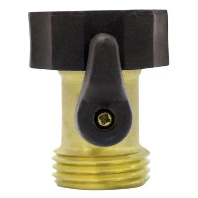 SHUT-OFF VALVE BRASS (Pack of 1)