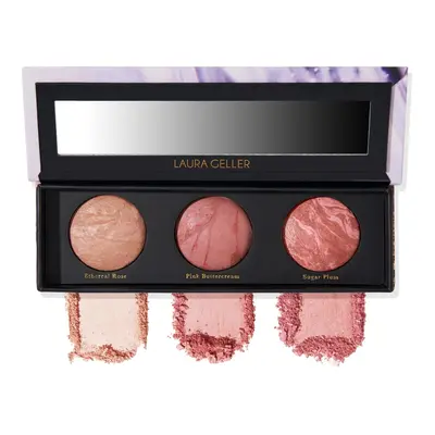 LAURA GELLER NEW YORK Geller's Greatest Better Than Ever 3-Piece Blush-n-Brighten Marbleized Blu