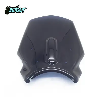 (Dark Grey) Motorcycle cafe motor wind deflector windshield deflector For HONDA CB125R