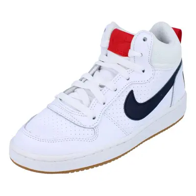 (Size) Nike Court Borough Mid GS Trainers Sneakers Shoes