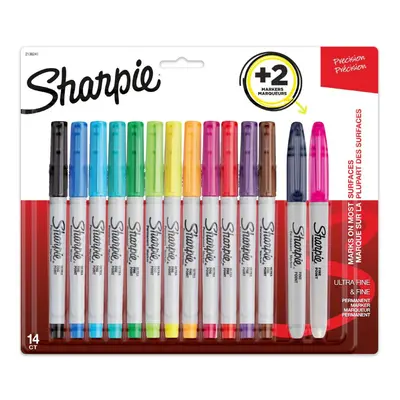 SHARPIE Ultra Fine Permanent Marker Set - Assorted Ultra Fine Markers plus Fine Point Markers