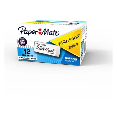 Paper Mate White Pearl Erasers Large Count