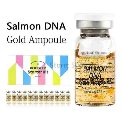 (12pcs Salmon DNA) 8ml BB Cream Glow Dermawhite Skin Treatment Starter Kit Ampoule Essence White