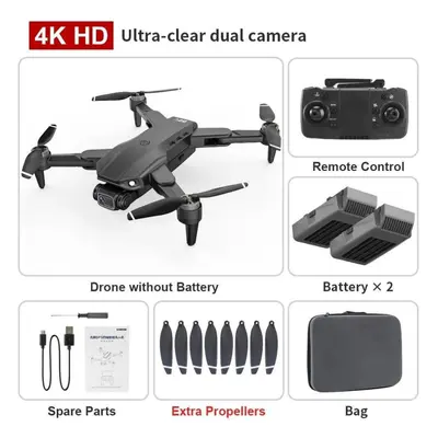 (black, 2B) L900 Pro Drone 4k Professional 5g Gps Hd Camera Photography Brushless Foldable Quadc