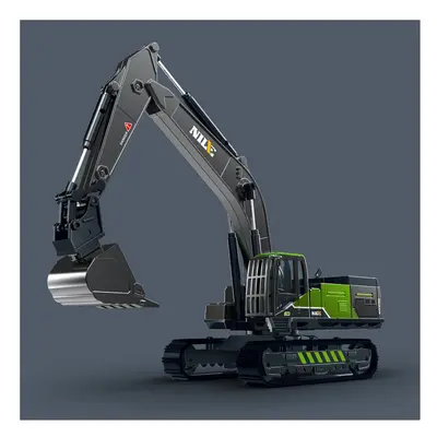 (excavating machinery) 1: Simulation Alloy Head Children's Engineering Vehicle Toy Excavator Cra