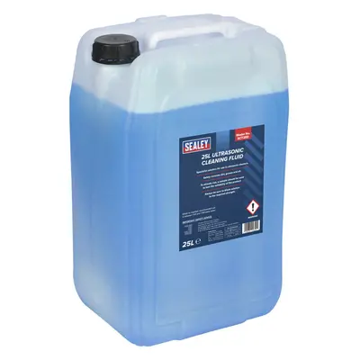 25L Ultrasonic Cleaning Fluid - Safely Removes Dirt Grease & Oil - Concentrated