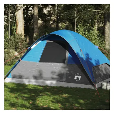 vidaXL Family Tent Dome 6-Person Blue Waterproof