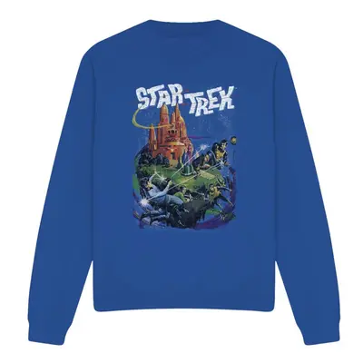 (M, Royal Blue) Star Trek Unisex Adult Battle Vulcan Sweatshirt