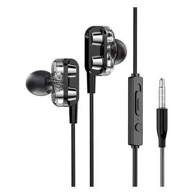 3.5mm Wired Headphones With Bass Earbuds Stereo Earphones Music