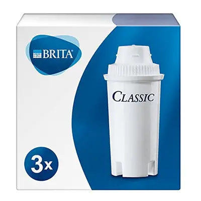 Classic replacement water filter cartridges, reduce chlorine, limescale and impurities - pack