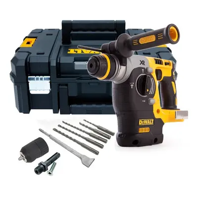 Dewalt DCH273NT XR 18v SDS Brushless Hammer Drill + SDS Bits Chisel + Chuck