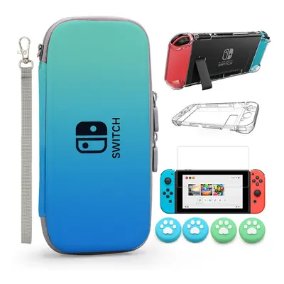 (for Switch 04) Carrying Case Storage Bag for Nintendo Switch OLED Travel Protective Case Hard S