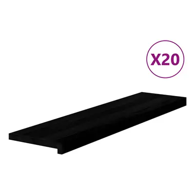 (dark brown, x x cm/ pcs) vidaXL Stair Treadss Step Mat Door Mat Tread Mat Untreated Solid Wood 