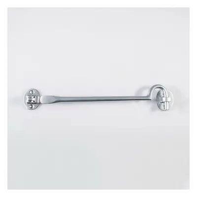 Heavy Duty Cabin Hook & Eye Satin Chrome 254mm Arm Cabinet Hatch Lock