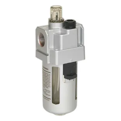 Workshop Air Supply Lubricator - 55cfm Max Airflow - 3/8" BSP - Oil Air Mix