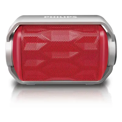 Philips BT2200R Splash Resistant Portable Bluetooth Speaker