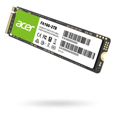 acer FA100 2TB M.2 SSD NVMe Gen3 x4 Internal Solid State Drive U