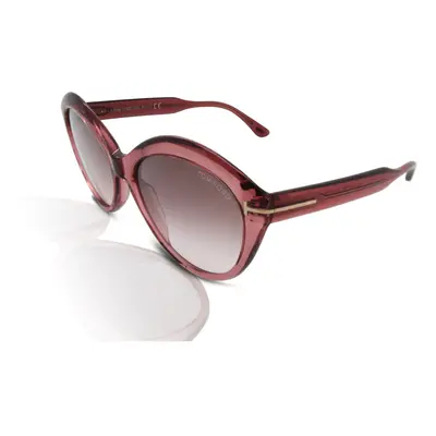 Tom Ford FT0763 Maxine Women's Sunglasses 72F Shiny Pink/Brown Gradient