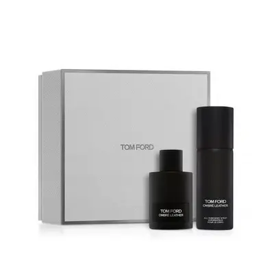 Tom Ford Ombre Leather Pcs Set: 3.4 Eau De Parfum + Oz Body Spray